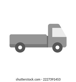 Pickup Truck icon vector image. Can also be used for Vehicles. Suitable for mobile apps, web apps and print media.