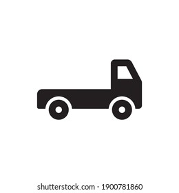 pickup truck icon in vector. Logotype