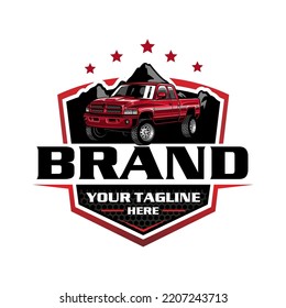 pickup truck logo pickup 4x4 logo