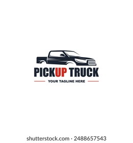 Camioneta, Plantilla de logo de camión. Adecuado para su necesidad de diseño, logotipo, ilustración, animación, etc.