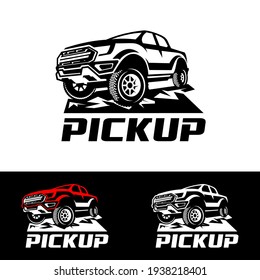 Pickup Truck Logo Vector Icon Symbol