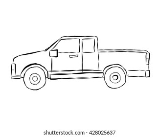 18,460 Truck sketch Stock Vectors, Images & Vector Art | Shutterstock