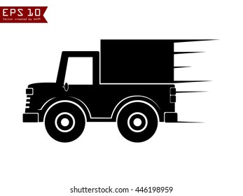 Pickup truck vector