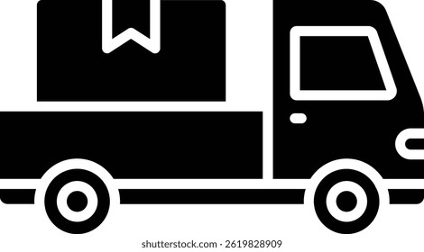 Pickup Truck vector icon. Can be used for printing, mobile and web applications.