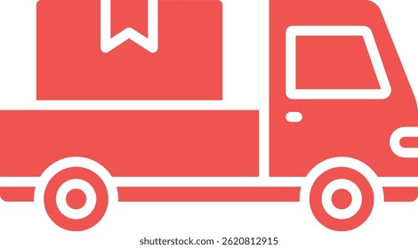 Pickup Truck vector icon. Can be used for printing, mobile and web applications.