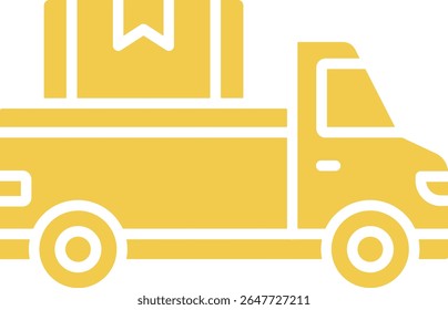 Pickup Truck vector icon. Can be used for printing, mobile and web applications.