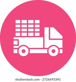 Ilustración de diseño de icono de Vector de camioneta