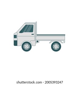 Pickup Truck Vector Template Design