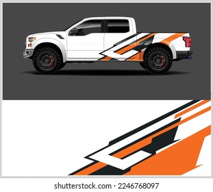 Vector de diseño de ajuste de camión de recogida