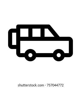 pick-up vehicle on isolated background