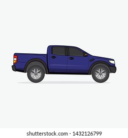 pickup, vehicle used for transporting