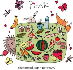 picnic animals