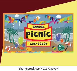 Pancartas verticales picnic parrilladas imagen vectorial