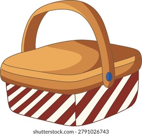 Picnic Basket Closed Outdoor Container