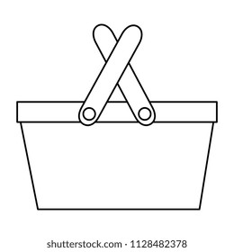 picnic basket empty icon