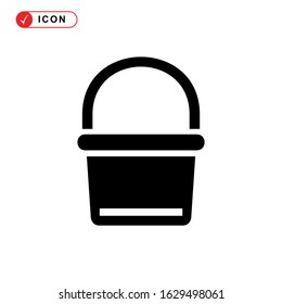picnic basket icon or logo isolated sign symbol vector illustration - high quality black style vector icons
