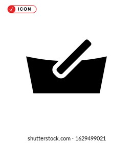 picnic basket icon or logo isolated sign symbol vector illustration - high quality black style vector icons
