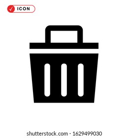 picnic basket icon or logo isolated sign symbol vector illustration - high quality black style vector icons
