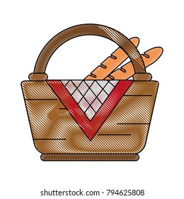 Picnic basket symbol
