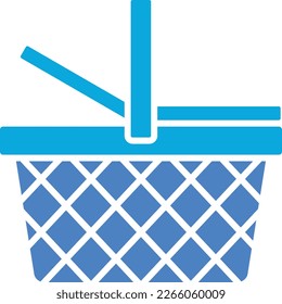 Picnic Basket vector icon. Can be used for printing, mobile and web applications.