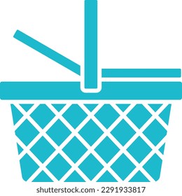 Picnic Basket vector icon. Can be used for printing, mobile and web applications.