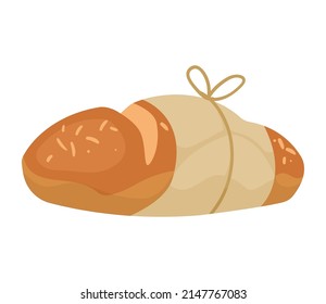Picknick-Brot-Verpackung einzeln Symbol