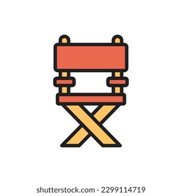 Picnic Chair Icon Vector Illustration