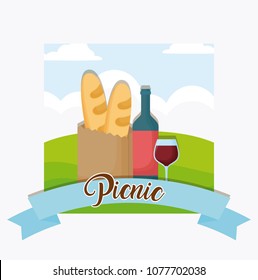 picnic emblem design