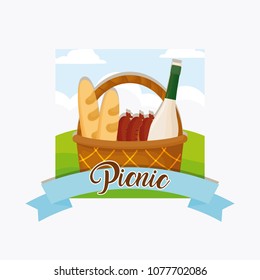 picnic emblem design