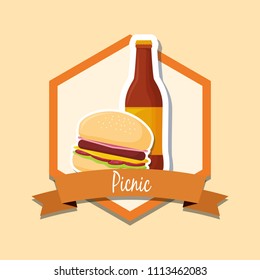 picnic emblem design