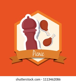 picnic emblem design