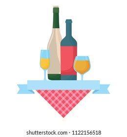 Picnic emblem design