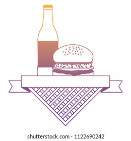 Picnic emblem design