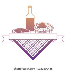 Picnic emblem design