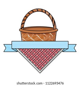 Picnic emblem design