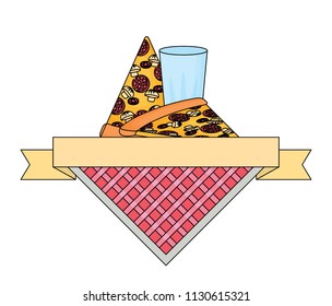 Picnic emblem design 