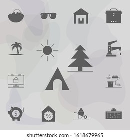Picnic in the forest icon. Web icons universal set for web and mobile