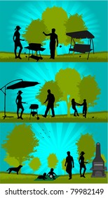 picnic in the garden