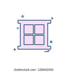 Picnic icon design vector