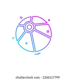 Picnic icon design vector