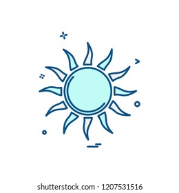 Picnic icon design vector