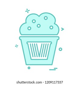 Picnic icon design vector 