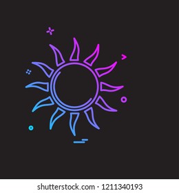 Picnic icon design vector