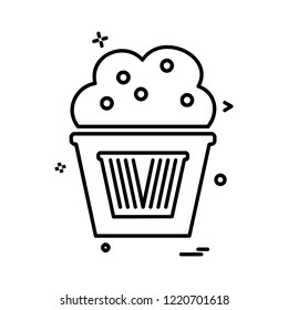 Picnic icon design vector 