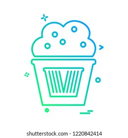 Picnic icon design vector 