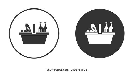 Picnic icon. filled flat sign for mobile concept. Vector graphics