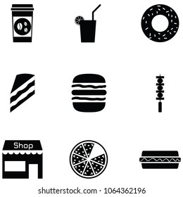 picnic icon set