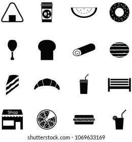picnic icon set