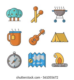Picnic icon set