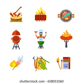Picnic icon set